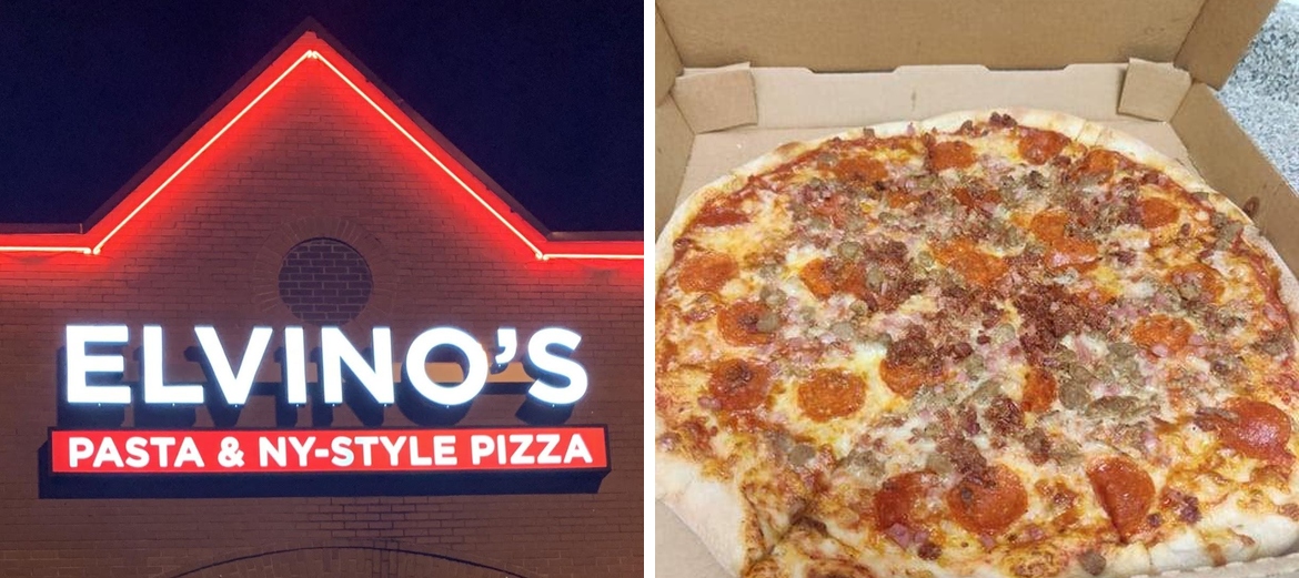 Elvino's Pasta and NY-Style Pizza Menu