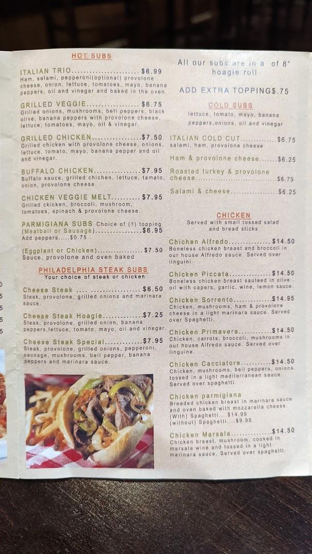 Elvino's Pasta and NY-Style Pizza
